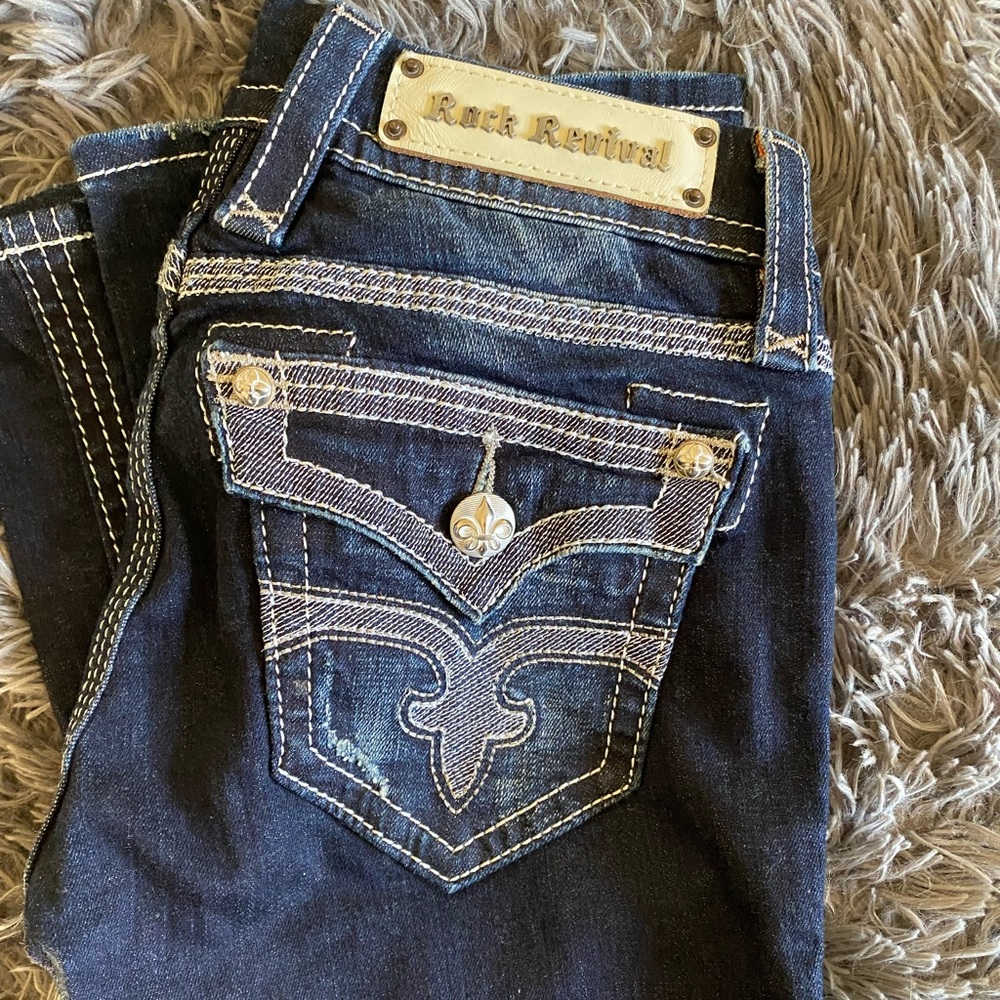 Rock revival size 26 baggie boot NWOT never worn!